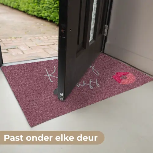 Kiss my ass - Lip - Bordeaux Deurmat klein -USP_NL