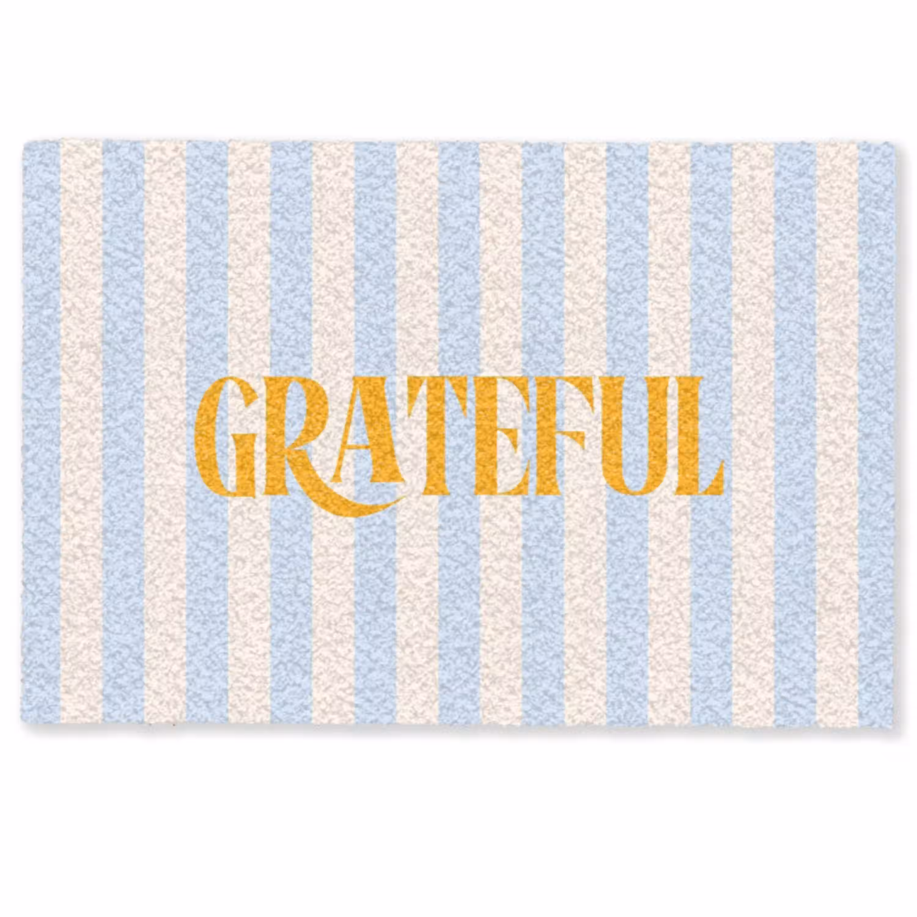 Oranje - Blauw - Strepen - Grateful Deurmat klein -zkaufland3d