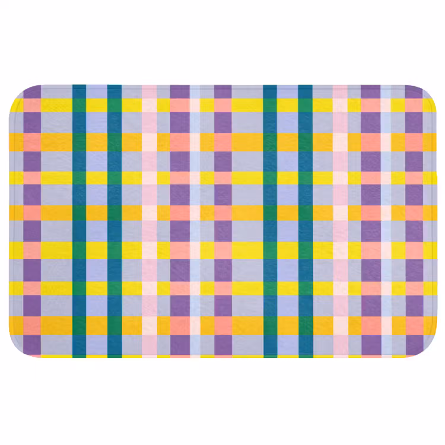 Wc Mat - Ruit - Patroon - Kleurrijk