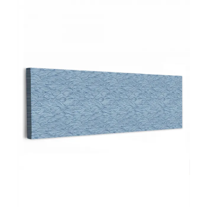 Golven - Ritmisch - Blauw canvas 2cm klein 828 -z3d