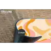 Abstract - Golvend - Oranje Placemat vinyl groot -closeup