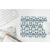 Flora - Modern - Blauw muismat rubber klein 262 -witbureau