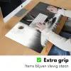 Konijn - Bunny - Zonnebril - Tafelkleed - Pasta - Schattig Muismat XXL klein -sfeer3