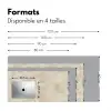 Lichtbeige - Marmer - Aders Muismat XXL klein 681 -zsfeer5_frans