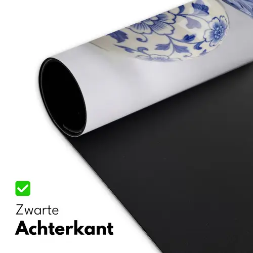 Appel - Blauw - Klassiek Muismat XXL klein -sfeer2