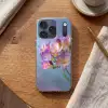 Bloemen - Paars - Overloop - Meeldraden Telefoonhoesje iPhone 17 Pro klein -sfeer1