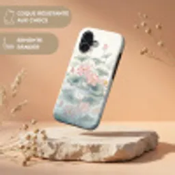 Aquarel - Lotusbloemen - Kleurrijk Toughcase MagSafe Apple iPhone 17 klein -USP_RandenV_FR