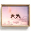 Palmbomen - Paars - Wolken - Lucht Dienblad Rechthoek middel -z3d_shopping