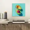Avocado - Groen - Pit - Schaduw aluminium wit klein -sfeer1