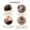 Kersthoekdecoratie - Dennenappels - Lichtjes Inductie beschermer vinyl 3mm klein -zzzzzzz-td-werking