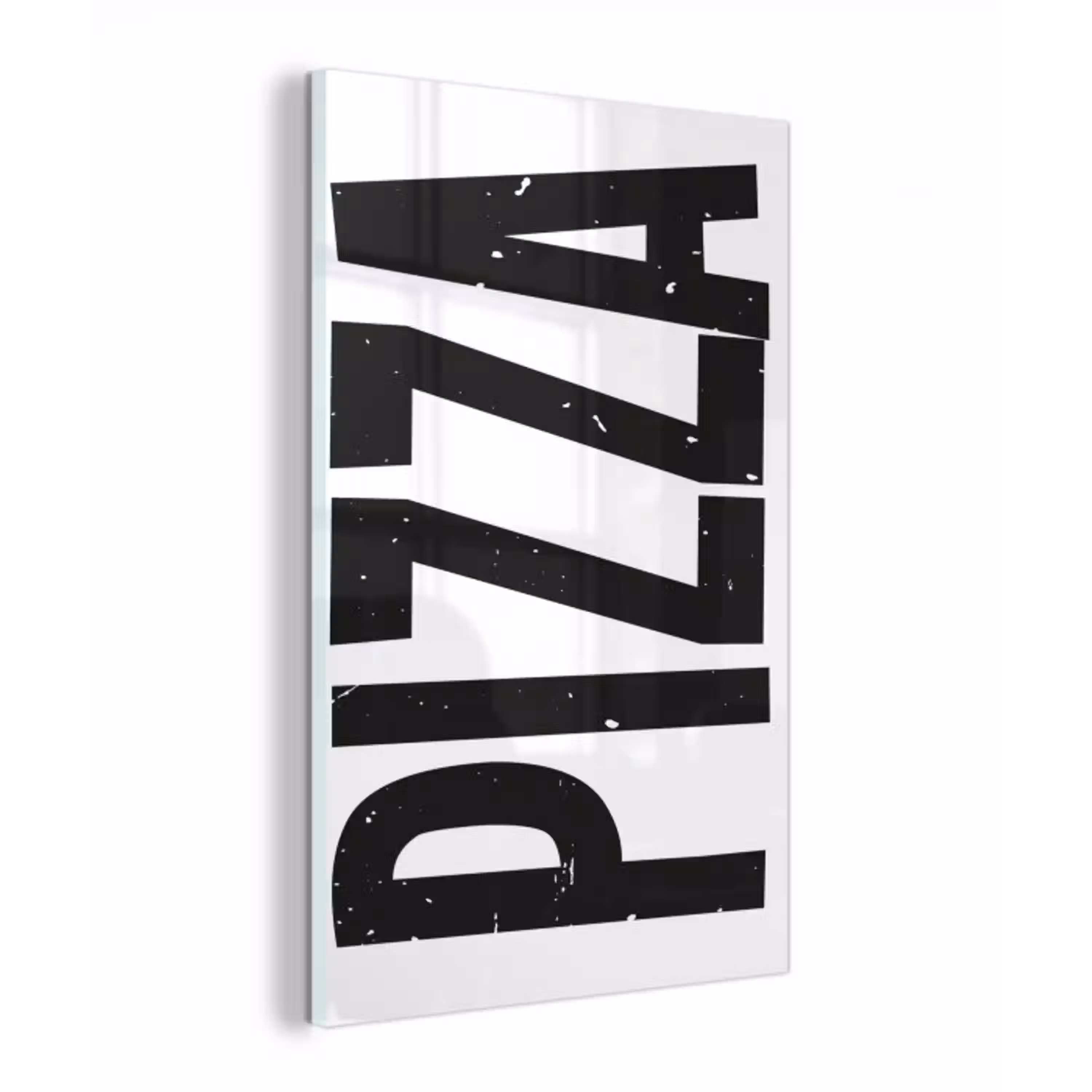 Pizza - Japandi - Decoratie - Vintage plexiglas 5mm klein -z3d