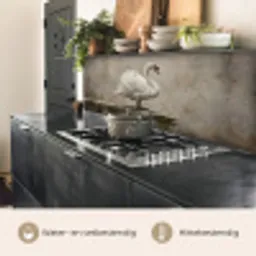Zwaan - Elegant - Dieren - Wit keuken achterwand 2 middel -usp_NL