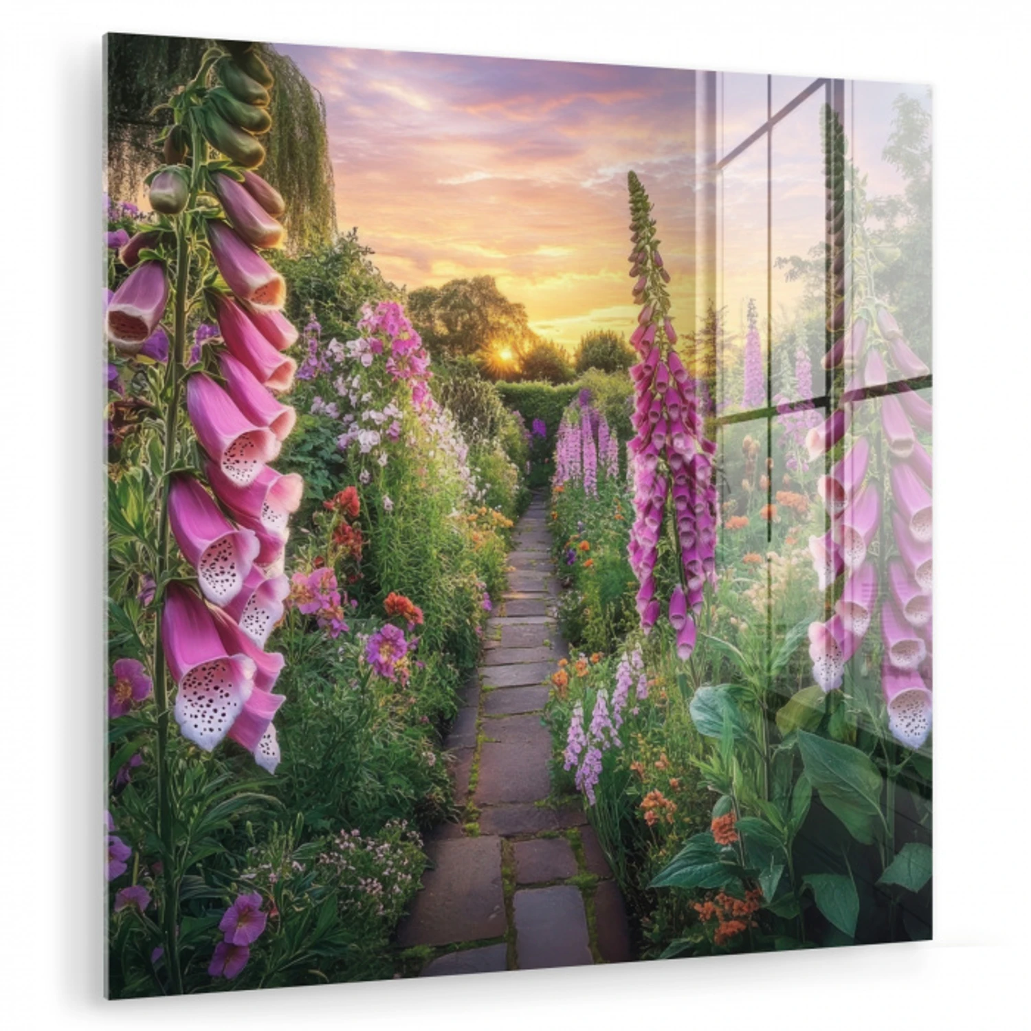 Vingerhoedskruid - Bloemen - Tuin plexiglas 5mm klein -zzzproduct_nieuw