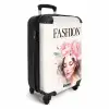 Fashion - Bloemen NBS - Handbagage koffer - Kinderen Unisex middel -productfoto_3d