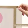 Heuvels - Oranje - Zon - Abstract Light Box met batterij (Wandlamp) middel -USP_websiteprintNL
