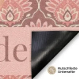 Eigenes – Foto – Rund – Balken – Unten Deurmat klein -antislip_DE