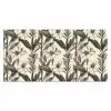 Klassiek - Botanisch - Zwart - Beige Muismat XXL klein 681 -3d_leeg