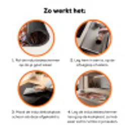 Boom - Bladerdak - Herfst - Oranje - Sfeervol Inductie beschermer vinyl 3mm klein -zzzzzzz-td-werking