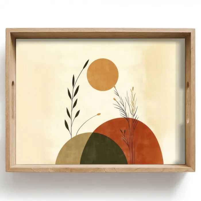 Planten - Abstract - Vormen Dienblad Rechthoek middel -z3d_shopping