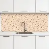 Terrazzo -  Patroon - Kleurrijk - Steen keuken achterwand 2 middel 871 -3d