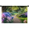 Hortensia- Park - Pad Wandkleed katoen klein -zz3d