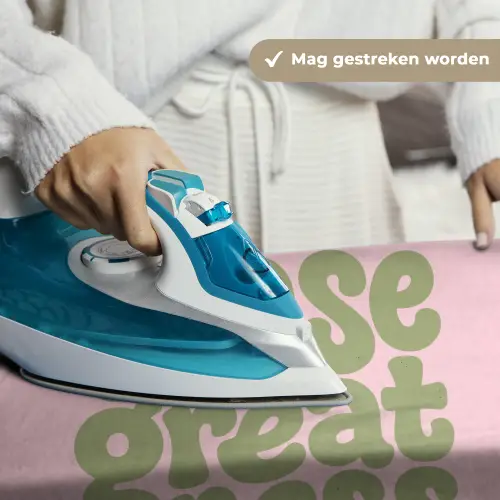 Chase greatness - Groen - Roze - Retro Wandkleed katoen klein -sfeer9