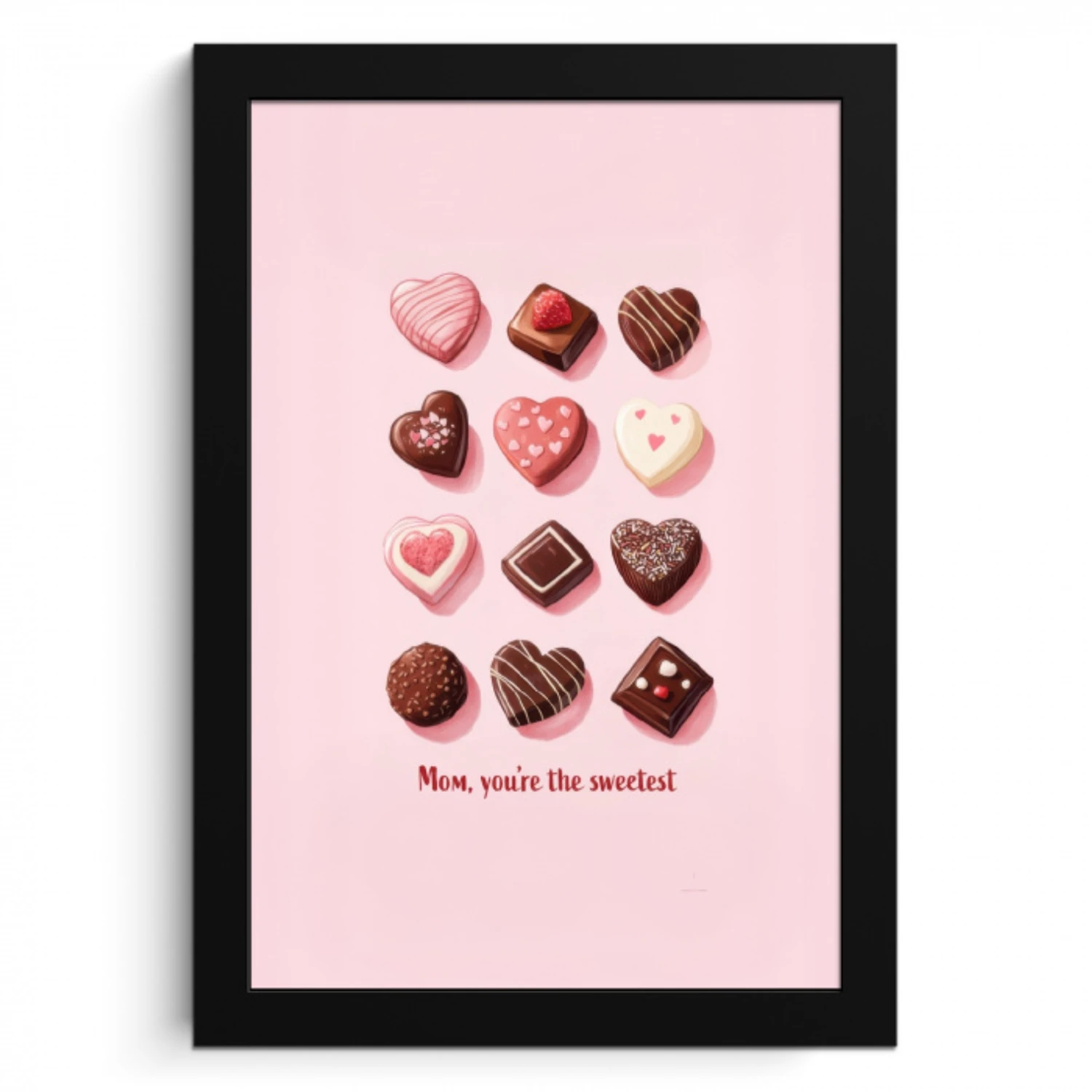 Chocolaatjes - Hartvormig - Liefste KitchenYeah - Keuken - Fotolijst klein -3d