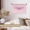 You're doing great - roze - 3D Wandkleed katoen klein -sfeer1
