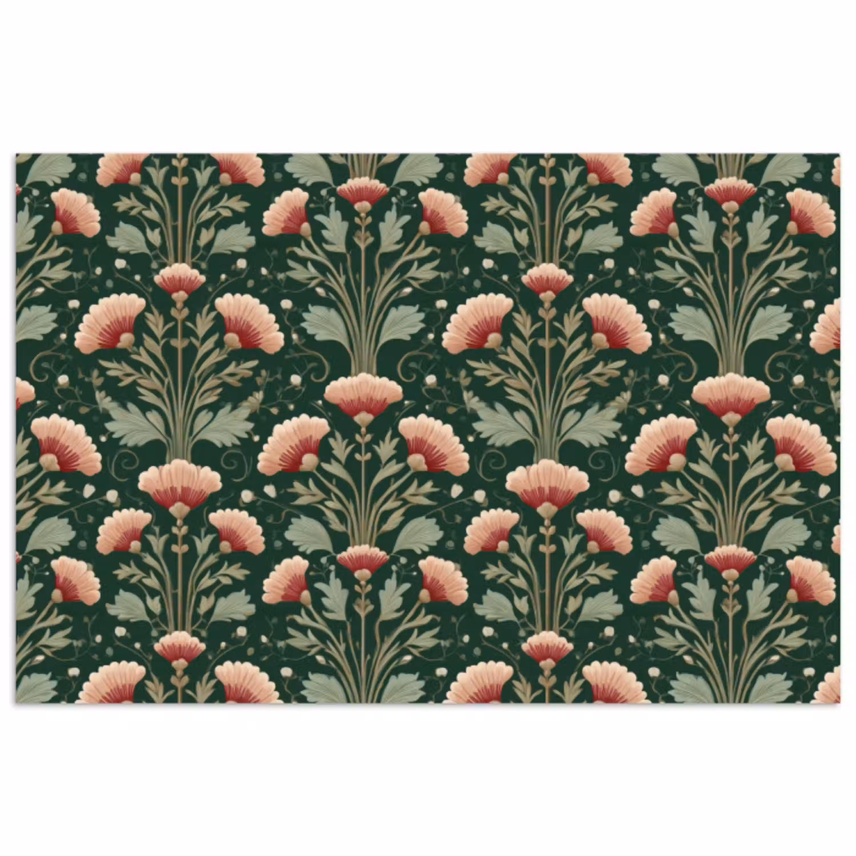 Patroon - Botanisch - Kleurrijk poster papier klein 62 -3d