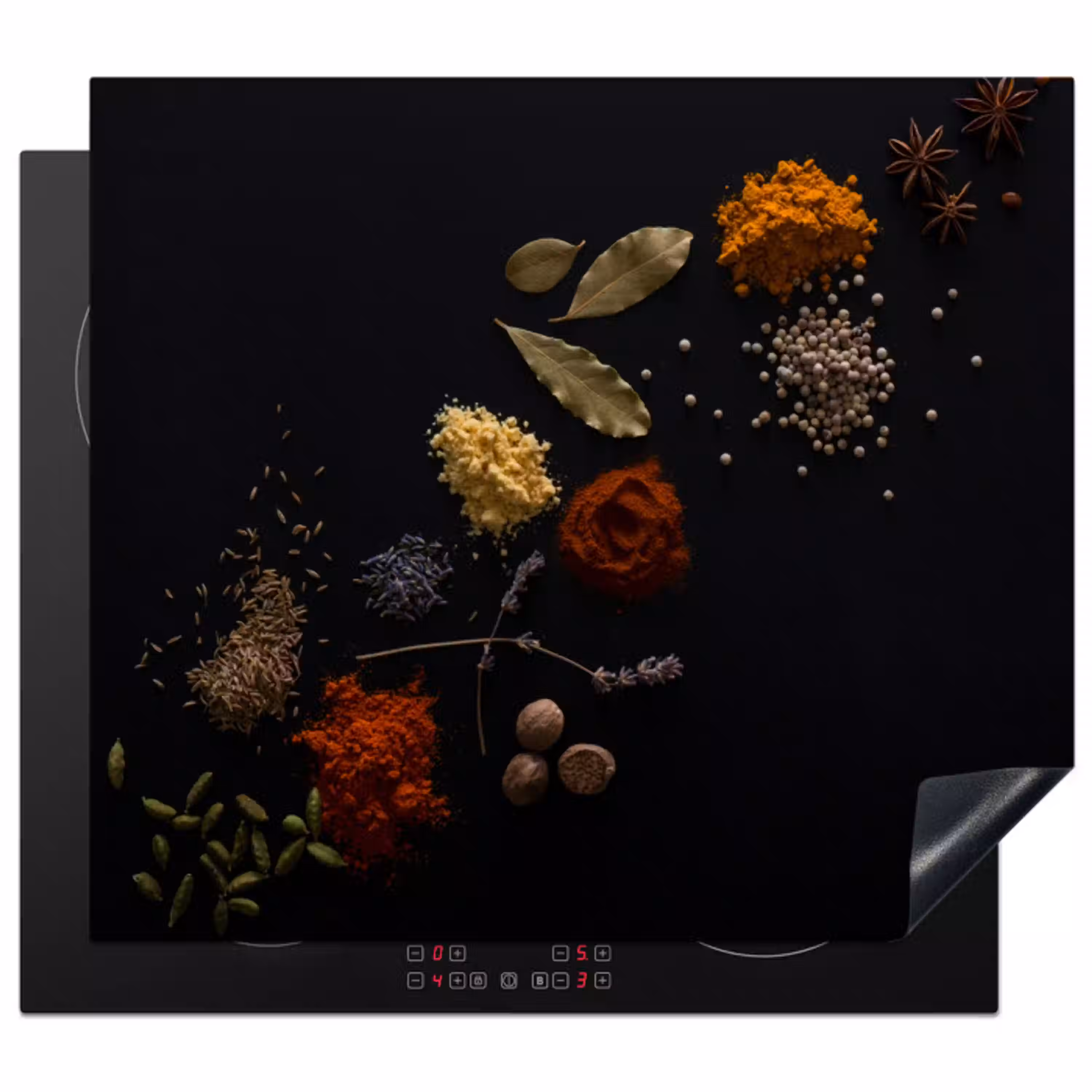 Kruidige Constellatie Inductie beschermer vinyl 3mm middel -3d