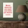 Quote - Sterren - Rood - Memories aluminium wit klein -sfeer2