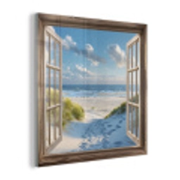 Doorkijk - Strand - Raam - Duinen - Zee plexiglas 5mm klein -z3d