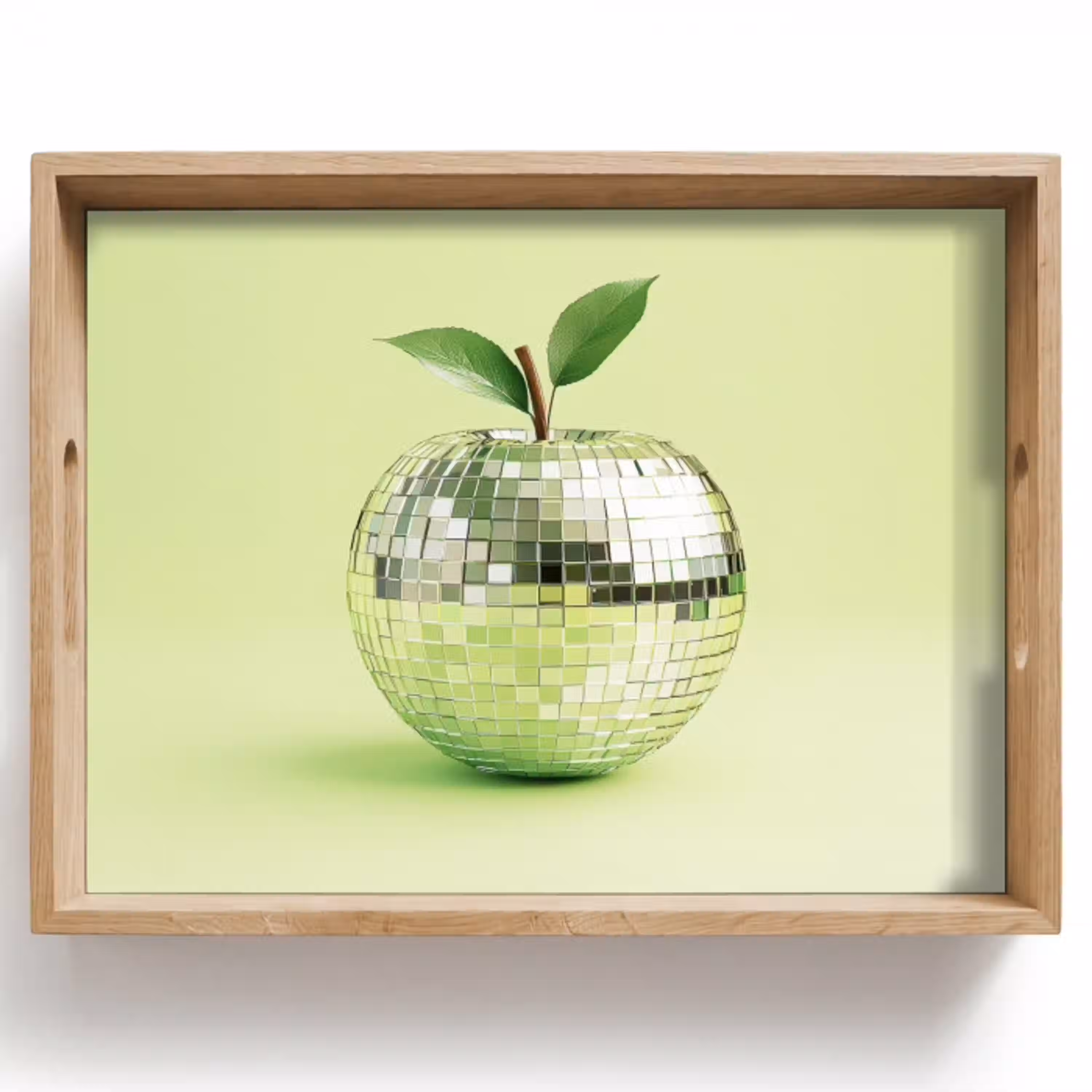 Groen - Disco - Decoratie - Appel Dienblad Rechthoek middel -z3d_shopping
