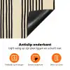 Boogvormen - Zwart - Strak Inductie beschermer vinyl 3mm klein -zzzzzzz-td-onderkant
