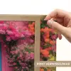 Bloemen - Deur - Roze Light Box met batterij (Wandlamp) middel -USP_websiteprintNL