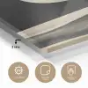 Maan - Cirkel - Goud plexiglas 5mm klein -sfeer2