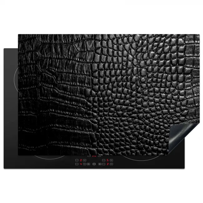 Krokodillenhuid in Monochroom Inductie beschermer vinyl 3mm klein -3d