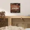 Sneeuw - Houtlook - Quote - Let it snow plexiglas 5mm klein -sfeer4
