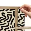 Abstract - Lijnen - Zwart Light Box met batterij (Wandlamp) middel 907 -USP_websiteprintNL