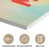 Quote - Lucky - Regenboogkleuren PET vilt klein -closeup_NL