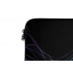 Kwal - Doorzichtig - Roze - Tentakels laptophoes neopreen klein -detail
