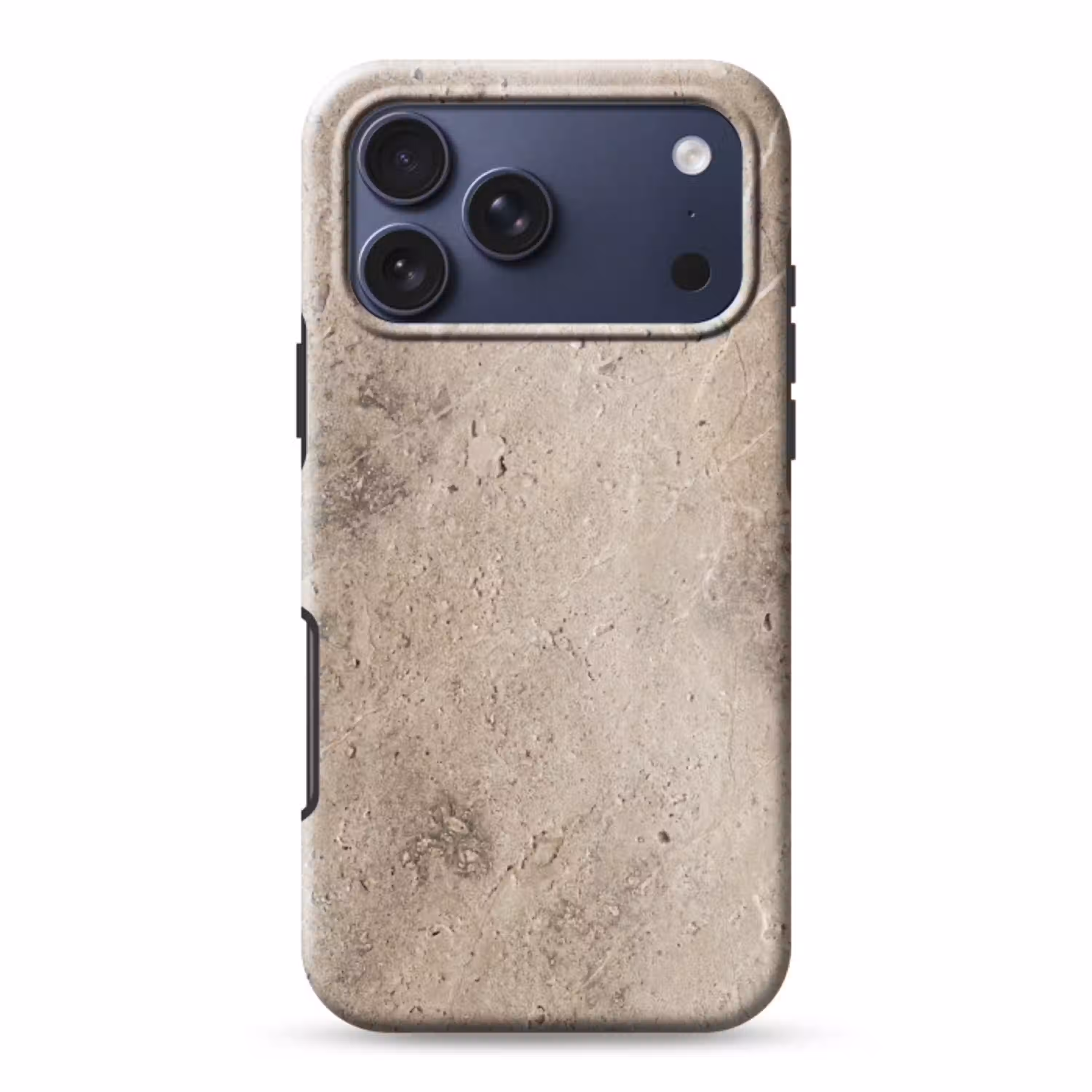 Textuur - Steen - Patroon - Rustiek - Beige Toughcase MagSafe Apple iPhone 17 Pro Max klein -3d