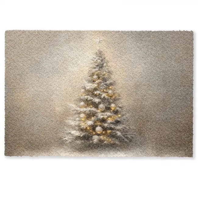 Kerst - kerstboom - Sneeuw - Art Deurmat klein -zkaufland3d