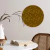 Goud - Vogels - Patroon Wandcirkel plexiglas klein 852 -sfeer4