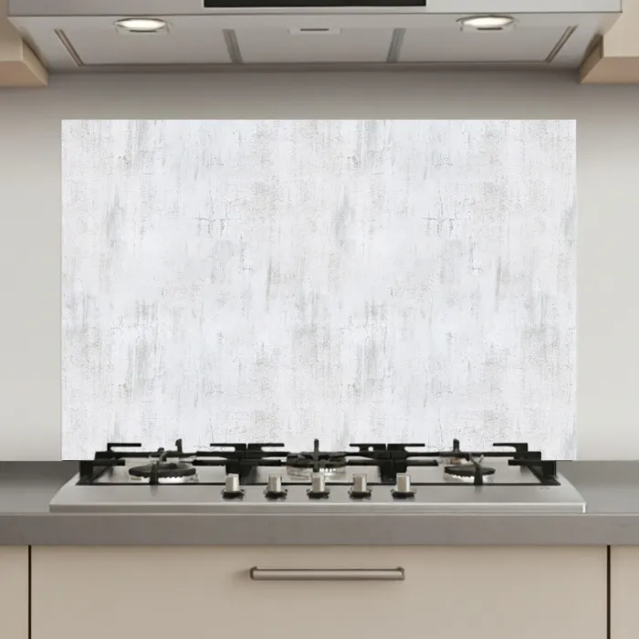 Muur -  Geverfd - Wit - Onafgewerkt keuken achterwand spatscherm klein 900 -3d_website