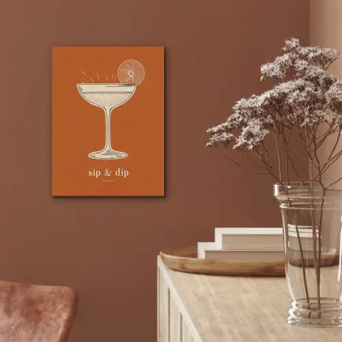 Cocktail - Oranje - Zomer - Quote PET vilt klein -sfeer4