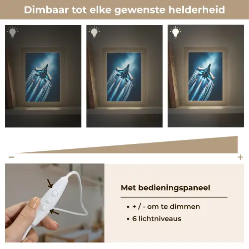 Straaljager - Blauw - Jongens Light Box met kabel klein -USP_dimbaarNL