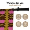 Abstract - Bloemen - Roze Wandkleed katoen klein 269 -sfeer2