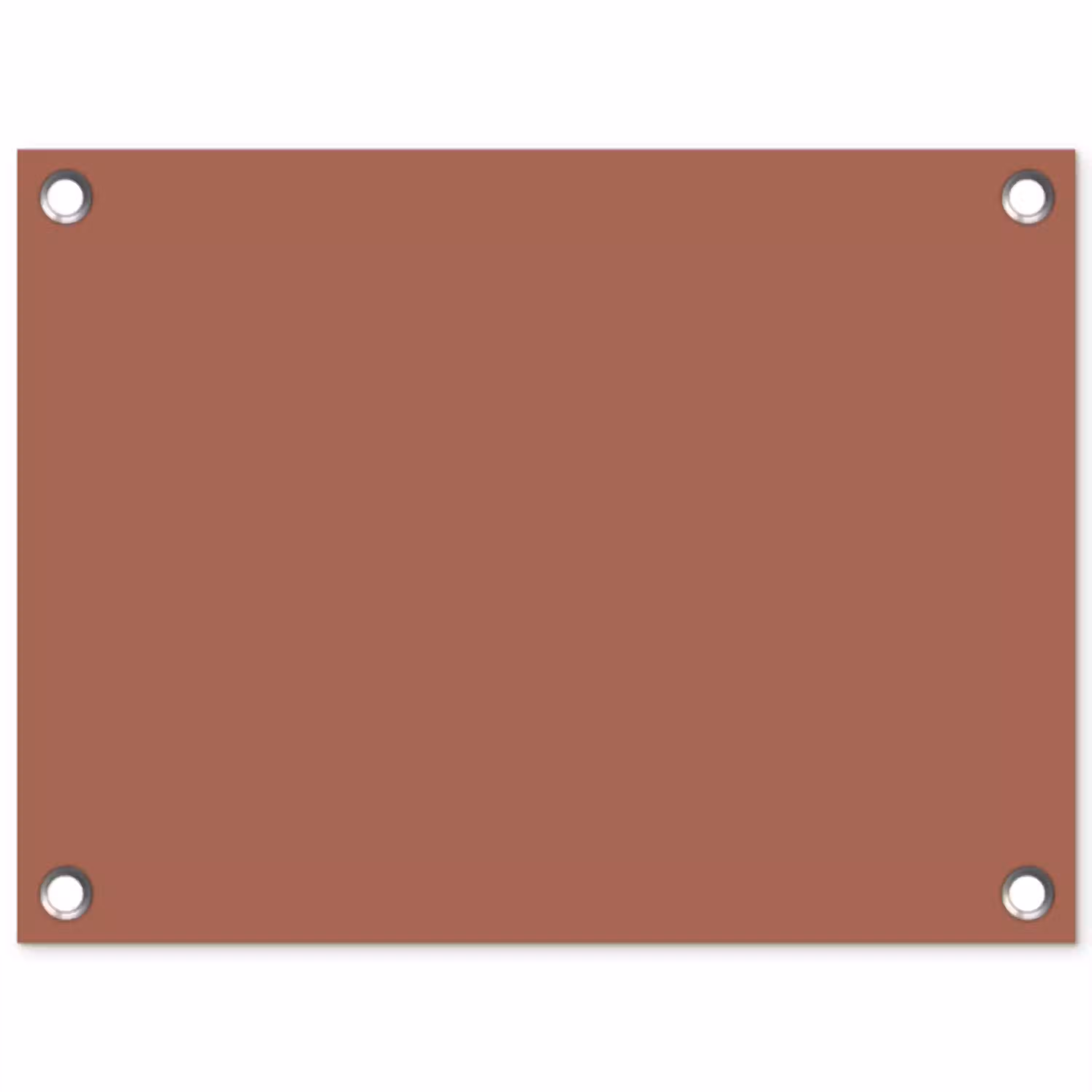 Baked - Earth - Oranje tuinposter los doek klein 239 -3d