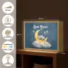 Sterren - Olifant - Maan - Wolken Light Box met batterij (Wandlamp kind) middel -USP_websiteoverzichtNL